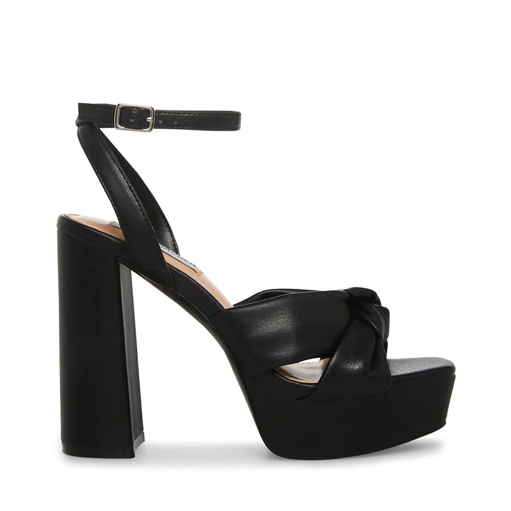Steve Madden Lala black platform sandal size 5.5